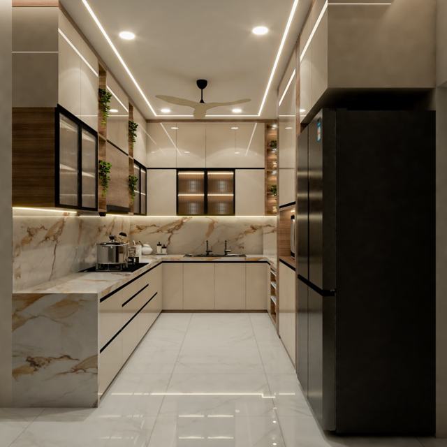 3D interior design render by Sthapatya Designs