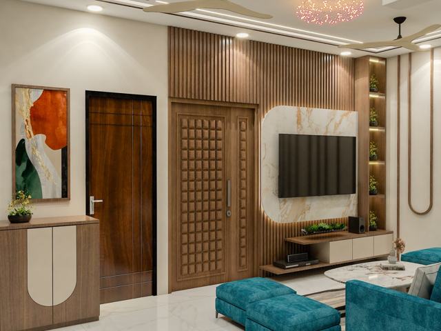3D interior design render by Sthapatya Designs